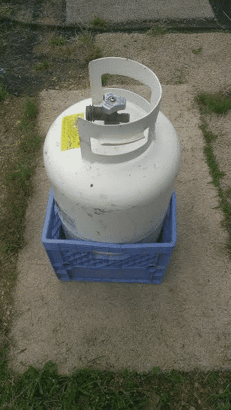 propane tank crate