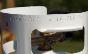propane tank tare weight