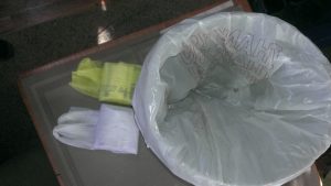 liner bag that is in the trash can