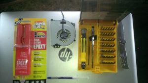 inside of laptop repair