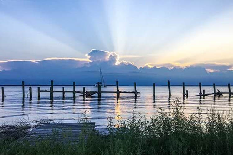 Fernandina Beach, Florida During Sunset