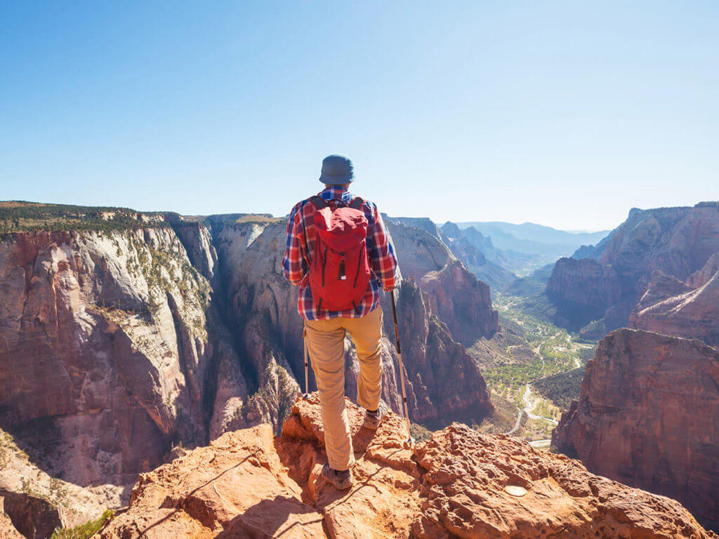 Hike in Zion National Park Utah Trip Ideas