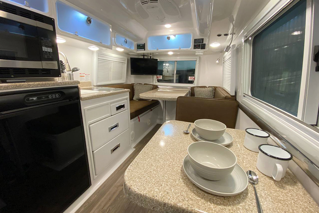 inside oliver camper features