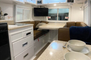 kitchen galley dovetail drawers tv table