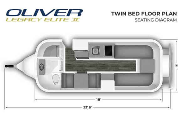 twin bed floor plan seating diagram