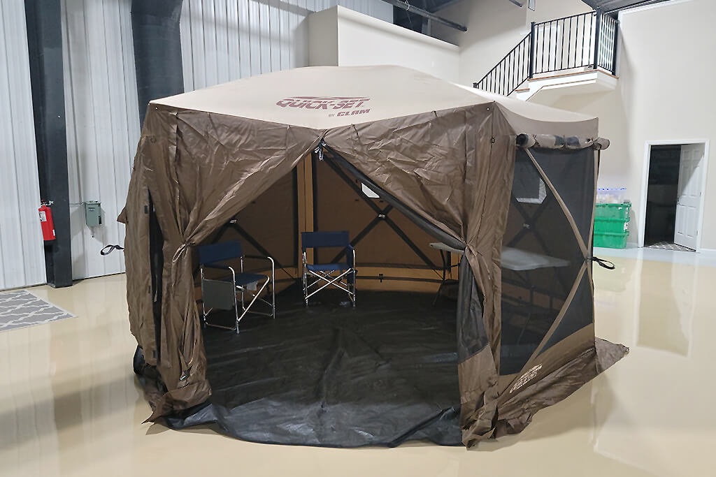 clam pavilion shelter camper