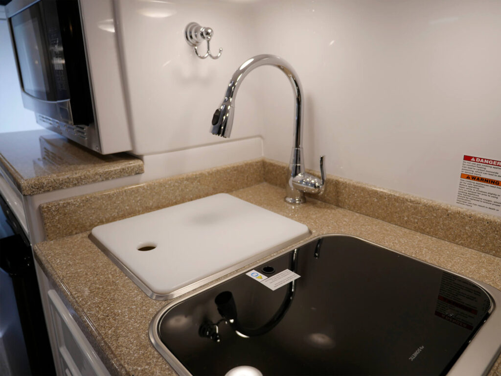 kitchen sink cutting board 2 stove top