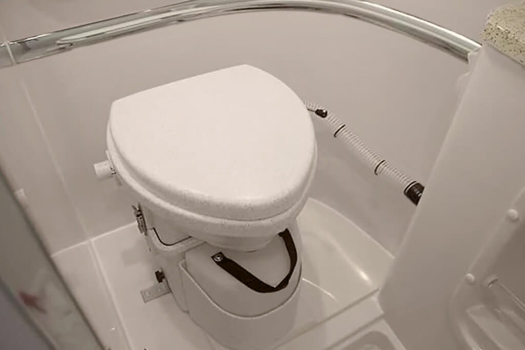 natures head composting toilet rv