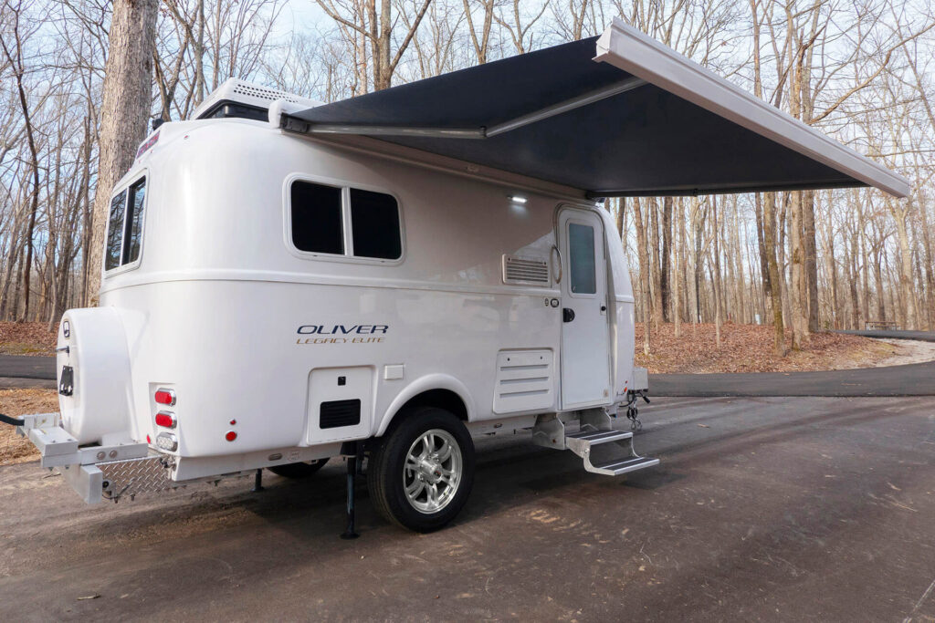 Oliver Legacy Elite Outside View with Awning