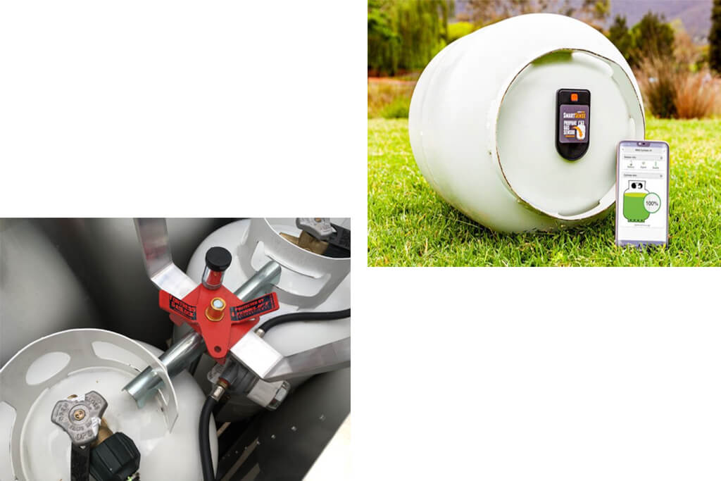 propane tank safe secure package