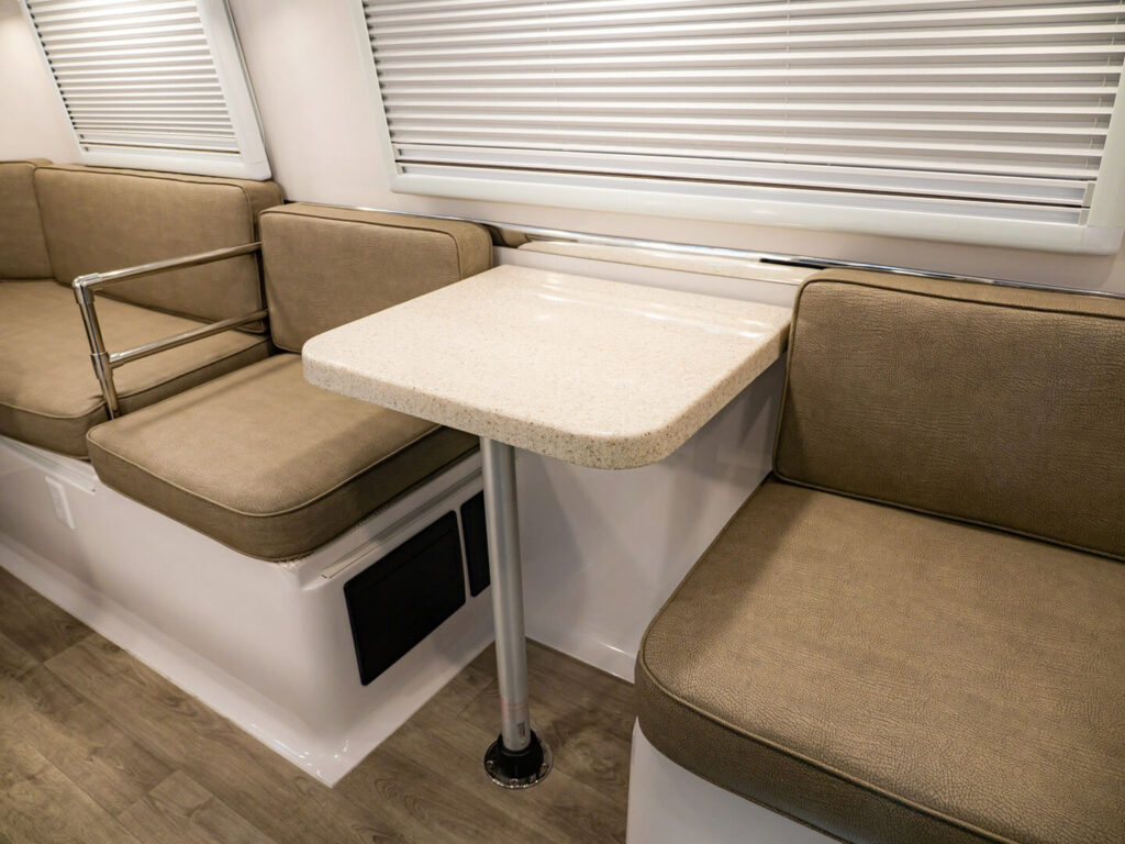 Side Dinette (seats 2) Converts to Single Bed